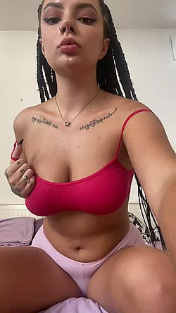 Would You Rather Suck Or Bite My Stacked Boobs?'