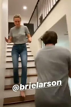 Brie Larson Titty Jiggle'