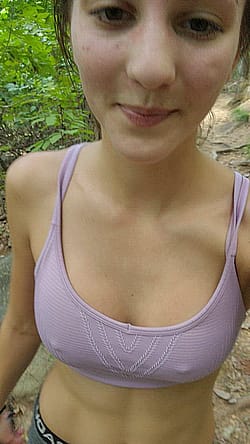 Running With My Tits Out On My Hike'