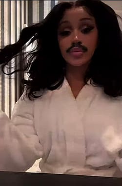 Cardi B Nip Slip On IG Live'