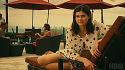 Alexandra Daddario (turning On Sydney Sweeney) In The White Lotus'