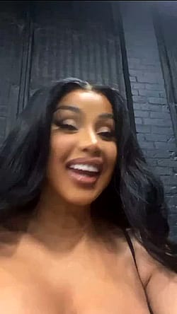 Cardi B (Almost) Nip Slip'