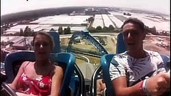 Top Falls Off On Rollercoaster [GIF]'