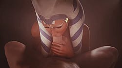 Ahsoka Tano Milks Cum With All Three Holes (idemi-iam)'