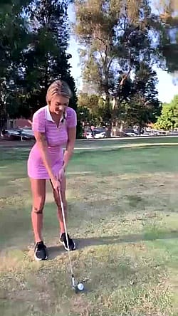 Sis Always Wanted To Learn Golf'