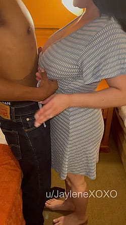 This 18 Year Old Virgin Asked Me To Be His First As He Gets To Grope Titties And Get His Dick Sucked For The First Time'