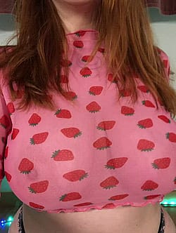 Strawberry Tits Would You Eat Them? ?'