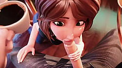 Aunt Cass Hot Blowjob (FireboxStudio) [Big Hero Six]'