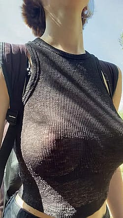 You Think This Top Is Too See-through For Hiking? [f]'