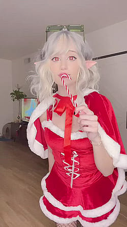 Naughty Little Xmas Elf Makes A Mess'