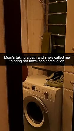 Mom Called While Taking A Bath'