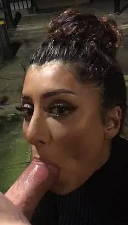 British Indian Giving BJ In Public'