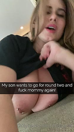 Sunday Afternoon Mom Son Couch Sex - Round Two'