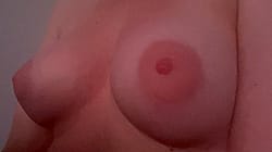 I love showing you my tits! Common questions I get asked: size? 34D…Are they fake? (I get asked this a lot and I have no idea why) No!!…Are my areolas sensitive? Very!!'