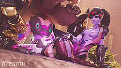 Defenseless outside of her mech, D.Va was captured by Talon and treated as a cumdump until she betrayed her former teammates. (Kreamu)'