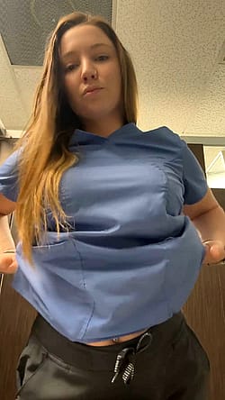 My nurse tits are...finish the sentence ?'