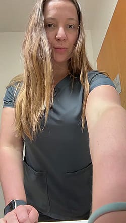 Just a nurse showing off the goods ? [F27]'