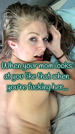 Mommy's face says it all'