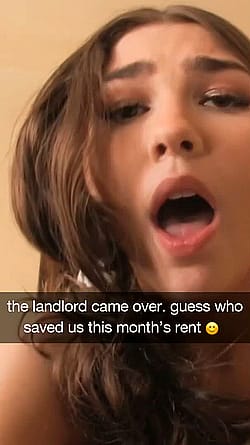 It's not her fault your Landlord has a Massive Cock'