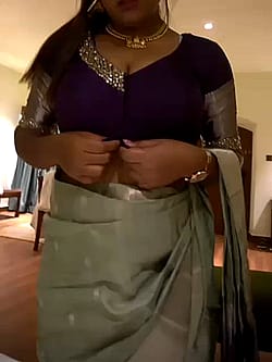 Unveiling traditonal saree by melinahottie'