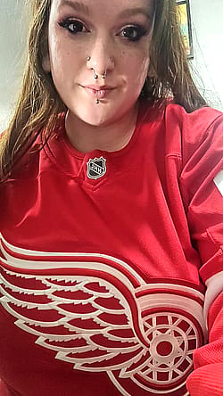 The red wings won on my birthday!!'