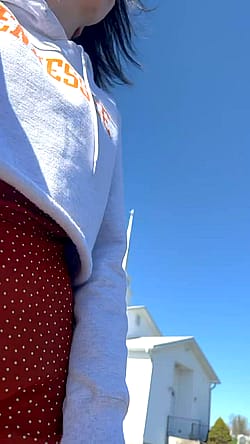 No panties ever..not even at church 😇'