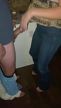 I’m in amazement every time he drops his pants! This was the first guy to give me an orgasm from penetration'