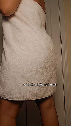 Oops I dropped the towel'