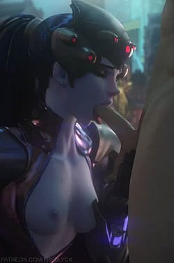 Widowmaker professional sucking dick'