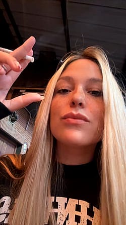 Would you give me a kiss knowing that I smoked a cigarette?'