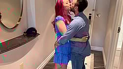 I welcomed this guy to vegas while my hubby watched from behind the camera'