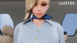 Stewardess Mercy [Overwatch] (rwt4184)'