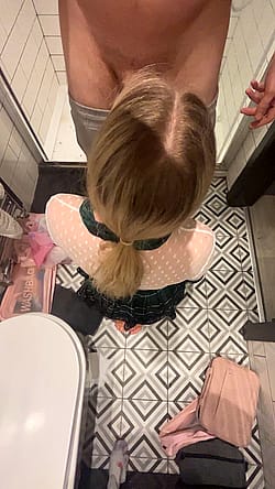 I love sucking his big dick'