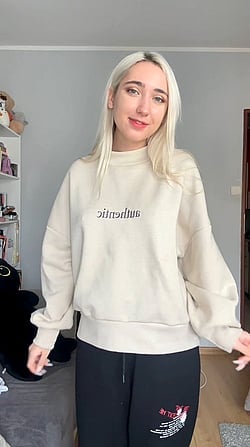 Blonde Teen in White Sweater: 'I'll Never Stop Making Trends''