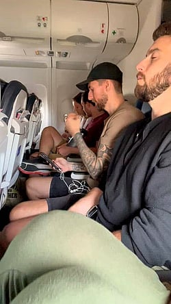 Airplane Takeoff: Flashing Tits and Natural Beauty'