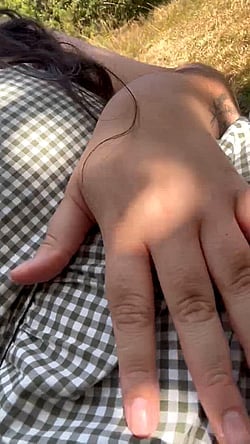 Chubby Chick's Homemade Masturbation in the Park'