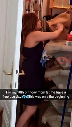 I Love When My Birthday Comes: Big Tits, Blowjob, and Mom's Best Birthday Gift'