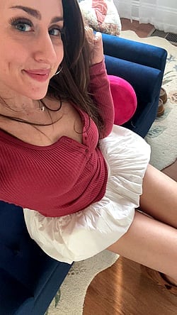 Upskirt View: A Glimpse of Pussy and Asshole'