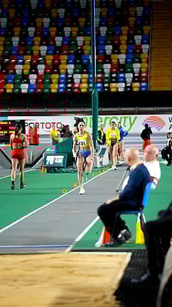 Florentina Iusco: Thick Thighs, Thighs & Legs on the Track'