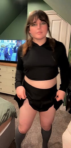 Showing Off My Lil Oestrogen Fueled Cock'