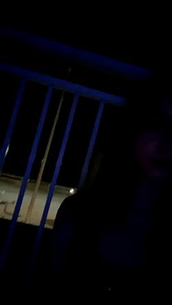 Slutty Teen Exposes Herself on Balcony for Custom Vids & Panties'