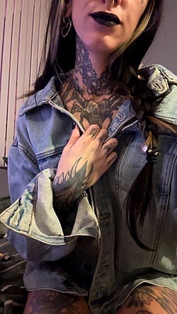 Chill with this tattooed babe after a long day'
