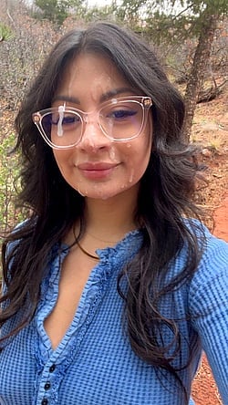 Cum on the Glasses'