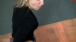 Sex in the Parking Lot: A Creampie GIF'