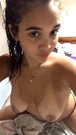 Real Slutty Teen Shows Off Her Tits on OnlyFans'