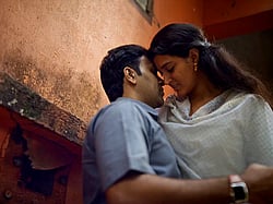 Indian Actress Kissing Man in TV Series'