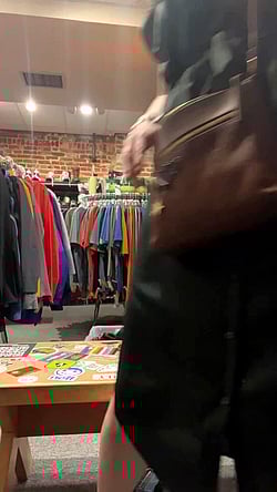 Fingering Myself at REI: A Cute Brunette Masturbating Solo'