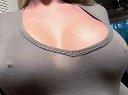 Real Slutty Blonde with Big Boobs and Cute Ass'
