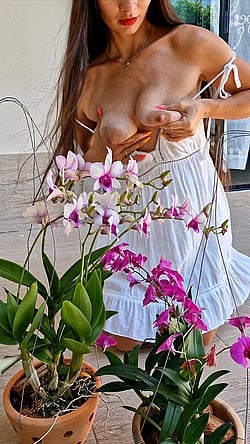 Milk Your Flowers: A Big Tits Expression'