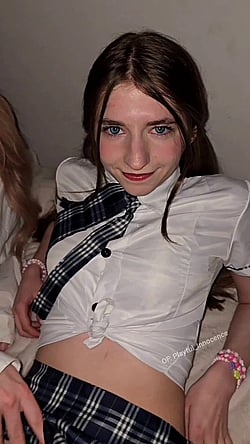 18-Year-Old Amateur Lesbian Tease: Feet, Lingerie, and Orgasm'